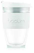 BODUM JOYCUP 11889-913S Double-Walled Travel Mug with Screw Lid 0.25 L Plastic, Off White