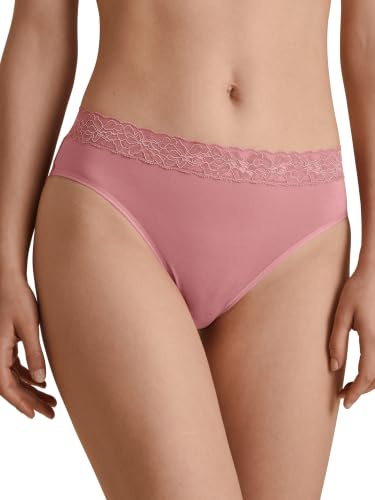CALIDA Natural Comfort Lace Slip Damen | Unterhose, regular cut, aus hochwertiger Baumwolle, mit Spitzendetails
