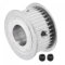 sourcing map 3M35 Zähne Zahnriemenscheibe Zahnriemenantrieb Zahnrad mit M5 Schraube 16mm Bohrung für Gürtel 3D Drucker CNC