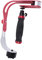 Generic 1pezzi Stabilizzatore Fotografico Arco Per Videocamera Maniglia Portatile Per Dslr e Dv Accessorio Per Video Stabilizzati e Riprese Angolo Rosso