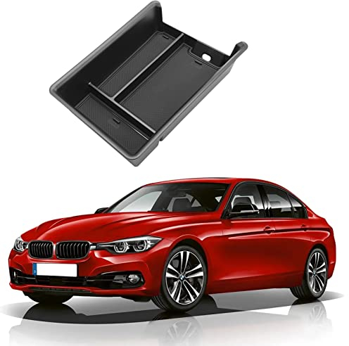 Yumzeco Centre Console Organizer Compatible with BMW Console Organizer Tray 3 Series G20 G21 2019-2025/4 Series G22 i4 G26 2021-2025/ i3 G28 2023-2025, Center Storage Box for 3'G20 G21 for 4'G22