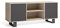 Skraut Home | Meuble TV 140 avec 2 Portes | 140 x 40 x 57 cm | pour Salon/Salle à Manger | Modèle Wind | Finition Couleur Chêne/Gris Anthracite