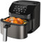 RAMJOY Friggitrice ad Aria da 6,8 Litri, 10 Funzioni in 1, Touchscreen, Antiaderente e Lavabile