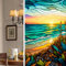 BBTISG 2 Stück Sichtschutz Fensterfolie, 45 x 100cm Fensterfolie Blickdicht Selbsthaftende Sichtschutz Fensterfolie statische Buntglasaufkleber für Zuhause, Büro, Badezimmer (Stil 20)