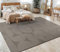 Paco Home Teppich Wohnzimmer Schlafzimmer Kurzflor Skandinavisches Boho Muster Geometrisch Rauten Motiv Einfarbig Weich Modern, Grösse:200x280 cm, Farbe:Grau 6