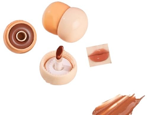 Blurring Pudding Pot Lip, Free Blurring Pudding Pot Lip, Makeup Blush for Women, Pudding Glow Lip Balm, Free Blurring Pudding Pot, Non-sticky Glossy Tinted Lip Balm Makeup 0.28 Oz (105)