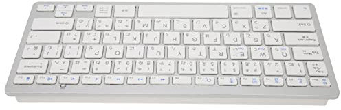 Wireless Keyboard, 78 Keys Thin Portable Computer Keyboards for IOS, with Long Service Life (Japanese)