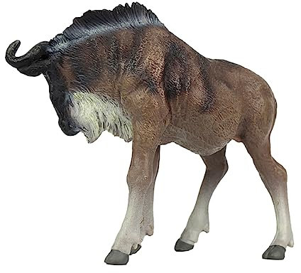 KOMBIUDA Wildebeest Figurine Aus Dekoration Für Kinderzimmer Und Zuhause Langlebiges Wildtier Modell Für Tägliche Heimverschönerung