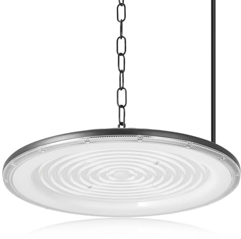 1PC 800W UFO High Bay Lumière D'entrepôt, Blanc froid 6500K 80000lm,Projecteur Intérieur, IP65 Éclairage de Salle Industriel D'atelier Lampe Pour Garage, Usine, Atelier, Gymnase