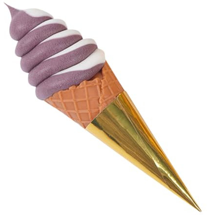 BESTonZON Eismodell Eiscreme Modell Kunststoff Eiscreme Künstliche Eiscreme Kunst-Eiscreme-Modell gefälschte Kekse Simulationskuchen Eisfigur Eiscreme-Modellierfigur realistisches EIS PVC