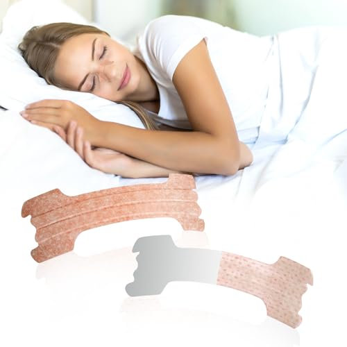 Zanfqvo Nasenpflaster Besser Atmen, 80 Stück Anti Schnarch Nose Strips, Effektive Bessere Schlafqualität und Verstopfter Nase