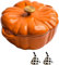 Cocotte en forme de citrouille multi-usages de 3,9 l, poêle en fonte émaillée, poêle à citrouille antiadhésive avec couvercle, mijoteuse, casserole à soupe, pour 3 à 5 personnes, casserole décorative