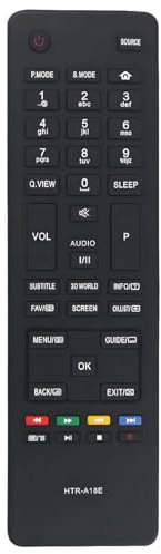 HTR-A18E Télécommande de rechange pour téléviseur LED Haier LE28M500C LE32B7000C LE40B7000CF LE40B650CF LE39M600CF LE46M600CF LE40M600CF LE32F9000C LE24M600CF F LE39M 600SF LE40B7000CF LE24B8000T