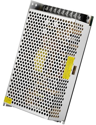 Bossnwatt Fuente de alimentación conmutada de 24 V, 10 A, CA 110 V/220 V a 24 V CC, adaptador convertidor regulado universal, transformador SMPS, fuente de alimentación de 24 voltios, 480 W para tiras