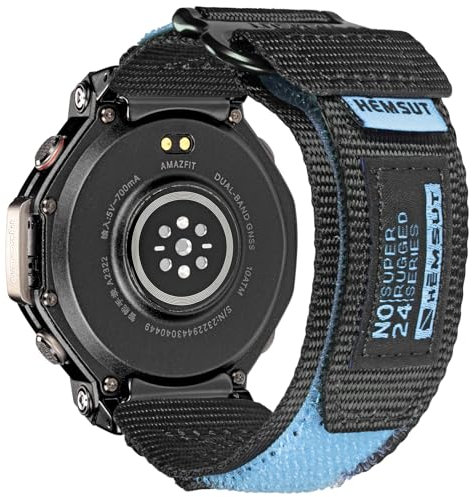 torbollo Cinturino dell'orologio compatibile con Amazfit T-Rex 3, cinturino in nylon robusto cinturino di ricambio durevole per T-Rex 3 braccialetti per donne uomini