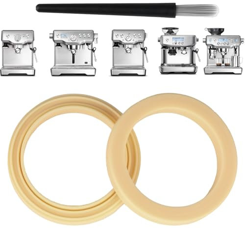 2 Pcs Anillos de Sellado Compatibles con Sage The Barista Express, Juntas Tóricas de Silicona de Repuesto para BES875UK SES875BKS SES875 SES875BTR2GUK1 Máquinas de Café Espresso