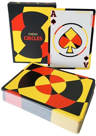 Chris Cards Covered Circle Kartenspiel, Limitierte Edition, 300g Papier, Schwarz, 500 Stück