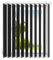 time4blinds - Lamellenvorhang - Vertikaljalousie - Lamellen für Büroarbeitsplätze und für Haus und Wohnung - Vorhang Flächenvorhang Schiebevorhang - 80x175 cm - Klassisch schwarz