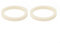 Lot de 2 anneaux en mousse éponge pour fourche de vélo - Joints d'huile essentielle pour fourche avant Rockshox (34 mm)