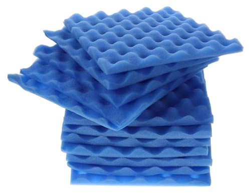 BESTonZON Selbstklebende Schalldämmplatten zur Schallabsorption und Lärmschutz im Raum aus Pu 12 Stück Akustikpaneele Einfache Installation für Wände und Schlafzimmer