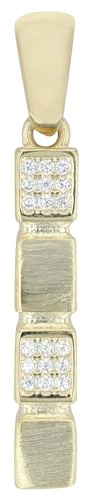 Akzent Anhänger für Damen in 925 Silber, 100% Wasserfest & Hautverträglich