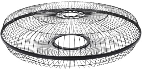 FOMIYES Rejilla Frontal de Reemplazo para Ventilador de Pedestal de 16 Pulgadas, Protección de Borde, Material de Hierro Resistente Deformación, Adecuado para Dormitorio u Oficina