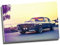 Kunstdruck auf Leinwand „Klassischer Ford Mustang GT500“, Wandkunst, großes A1-Format, 76,2 x 50,8 cm