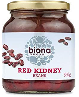 Biona Haricots biologiques dans des bocaux en verre 350 g