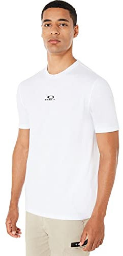 Oakley Herren Bark T-Shirt, Kurzärmelig Hemd, weiß, Groß