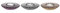 LEONARDO 083156 Kerzenhalter, Glas, mehrfarbig