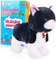 Interaktives Plüsch-Roboter, Katze, Plüsch, Roboter, Spielzeug, Barking Meow Kätzchen, Berührungskontrolle, elektronisches Katzen-Haustier, Katzen-Spielzeug, H: 20.3 cm, B: 12.7 cm.