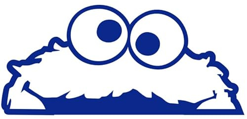 Decus KRüMELMONSTER L 1389 (blau) // Sticker OEM JDM Style Aufkleber