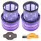 KEEPOW 2 Pcs Filter Replacement for Dyson V11 Absolute, Dyson V15, SV14, Dyson V11 Animal, Dyson V11 Cyclone Vacuum Cleaner, 970013-02
