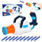 Koolbitz Soft Nerf Bullet Toy Shotgun for Kids with Rotating Barrel and 10 Foam Elite Nerf Target Darts Fun Activity Safe Shooting Playset for Boys and Girls, Foam Ammunition Blaster for Ages 8+