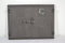 SEZAM Porte de four double en fonte avec thermomètre 500 °C avec loquet de porte, rectangulaire, porte de four à pizza - four à pain - porte de four en pierre, 43,7 x 3 x 33 cm, graphite peint