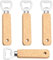 Gotetiso Flaschenöffner Holzgriff 4 Stück Holz Bieröffner Kronkorkenöffner Flaschenöffner Rohlinge Personalisierter Naturholz Tragbare Bieröffner Bottle Opener für Zuhause Bar Geschenk für Männer