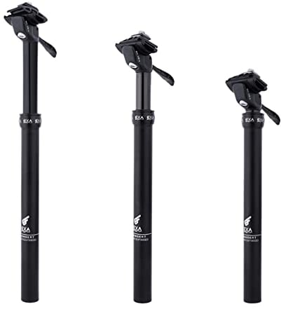 EXA Form verbesserte Speed Up 27,2 mm kabellose hydraulische Tropfer-Sattelstütze, 120 mm Reise-Tropfstütze für MTB/E-Bike/Rennrad, 27,2 mm x 450 mm