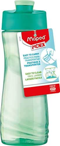 Maped Picnik Origins - Gourde avec Capuchon et Poignée - Bouteille d'Eau Etanche en Plastique - Vert - 500ml