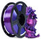 FLASHFORGE 3D-Drucker-Filament, Seide Zweifarbiges PLA Filament 1.75mm, 1KG Spule (2.2lbs), Maßgenauigkeit +/- 0.02mm für FDM 3D Drucker, Seidenstruktur & Ultra-Hochglanz (Blau-Rose)