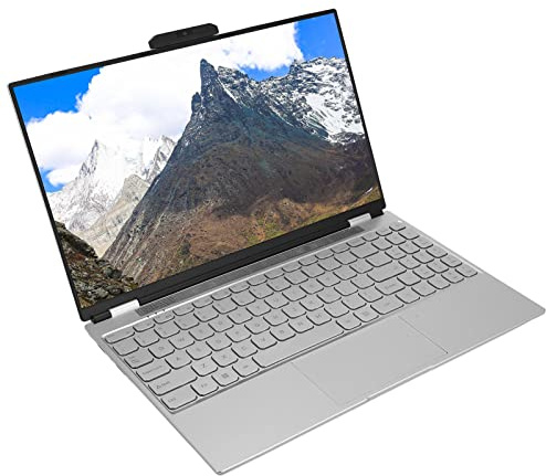 Bewinner Laptop für Windows 11 Home, 15,6-Zoll-HD-1920x1080-IPS-Bildschirm, 16 GB DDR4-, N5015-Quad-, Dualband-WLAN, HDMI, Webcam, Bluetooth 4.2, 180-Grad-Flip-Laptop-Computer (16G+1T