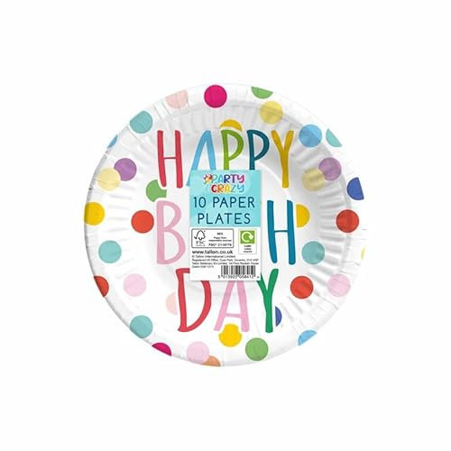 Ditzy Doll Lot de 10 assiettes en carton Happy Birthday 17,8 cm