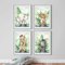 WANDKIND Kinderzimmer Poster Set Premium P717 / Dschungel Safari Babyzimmer Wandbild Wandbilder (A5-14,8 x 21,0 cm, Ohne/Without)