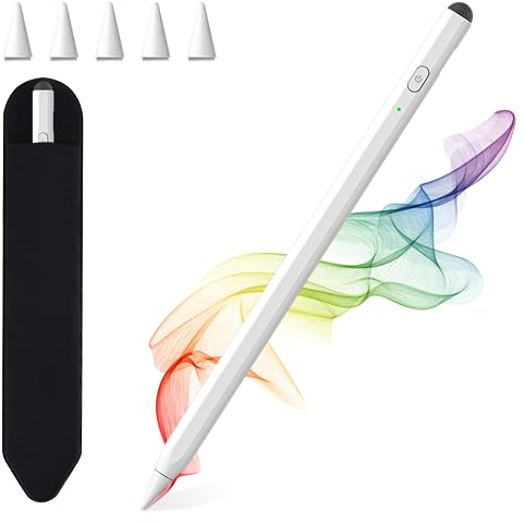 KARFUN Stylus Pen für iPad Apple 2018–2025,Tablet Pencil mit 15 Minuten Fast Charging für IPad 10/9/8/7/6th Gen,i Pad Pro 11/12.9,iPad mini 6/5th/ Air 3/4/5, Tablet Stift Ultralanger Standby