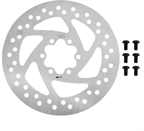 Edelstahl-Bremsrotor, 145 mm Durchmesser, geeignet für MTB-Fahrräder und Roller