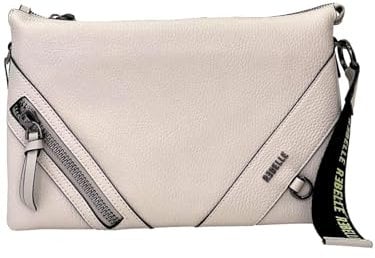 Rebelle Borsa Donna in pelle colore Breeze Modello Blondie Panna, TAGLIA UNICA