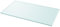 Annlera Plateau de table en verre trempé rectangulaire pour table à manger, table basse ou table de jardin, facile à nettoyer, transparent, 120 x 65 x 0,8 cm