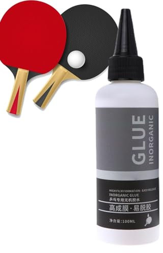 Table Tennis Rubber Adhesive - Table Tennis Racket Liquid Gluewater | Table Tennis Glue,Table Tennis Bat Adhesive, Fast Filming Easy To Use Effective Water Based Inorganic Rubber Glue