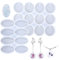 20 Mulden Epoxidharz Formen, Schmuck Silikonformen Gießformen, Silikonformen Epoxidharz, DIY Anhänger Epoxidharz Formen Silikon, Resin Formen Silikon für Harzguss, Schlüsselanhänger, Ostern Dekoration