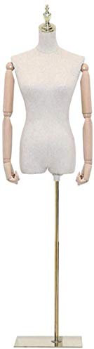 SHANYAYALI Schneiderpuppe, Schneiderpuppe, Schneiderpuppe, Schneiderpuppe mit Armen, Kleidungsmodell (Gold)