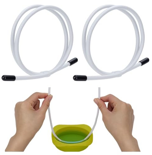 FINGERINSPIRE 2Pcs Flexible Soap Swirl Tools, White Bendable Soap Making Supplies Cold Process Adjustable Hanger Swirl Accessories for Both Wooden and Silicone Molds Fit Molds Up to 18